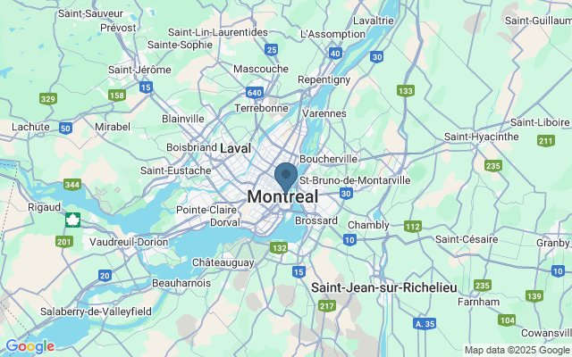 Kaart met locatie Basilique Notre-Dame Montreal